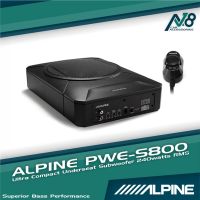 Alpine PWE-S800 Ultra Compact Underseat Subwoofer Genuine