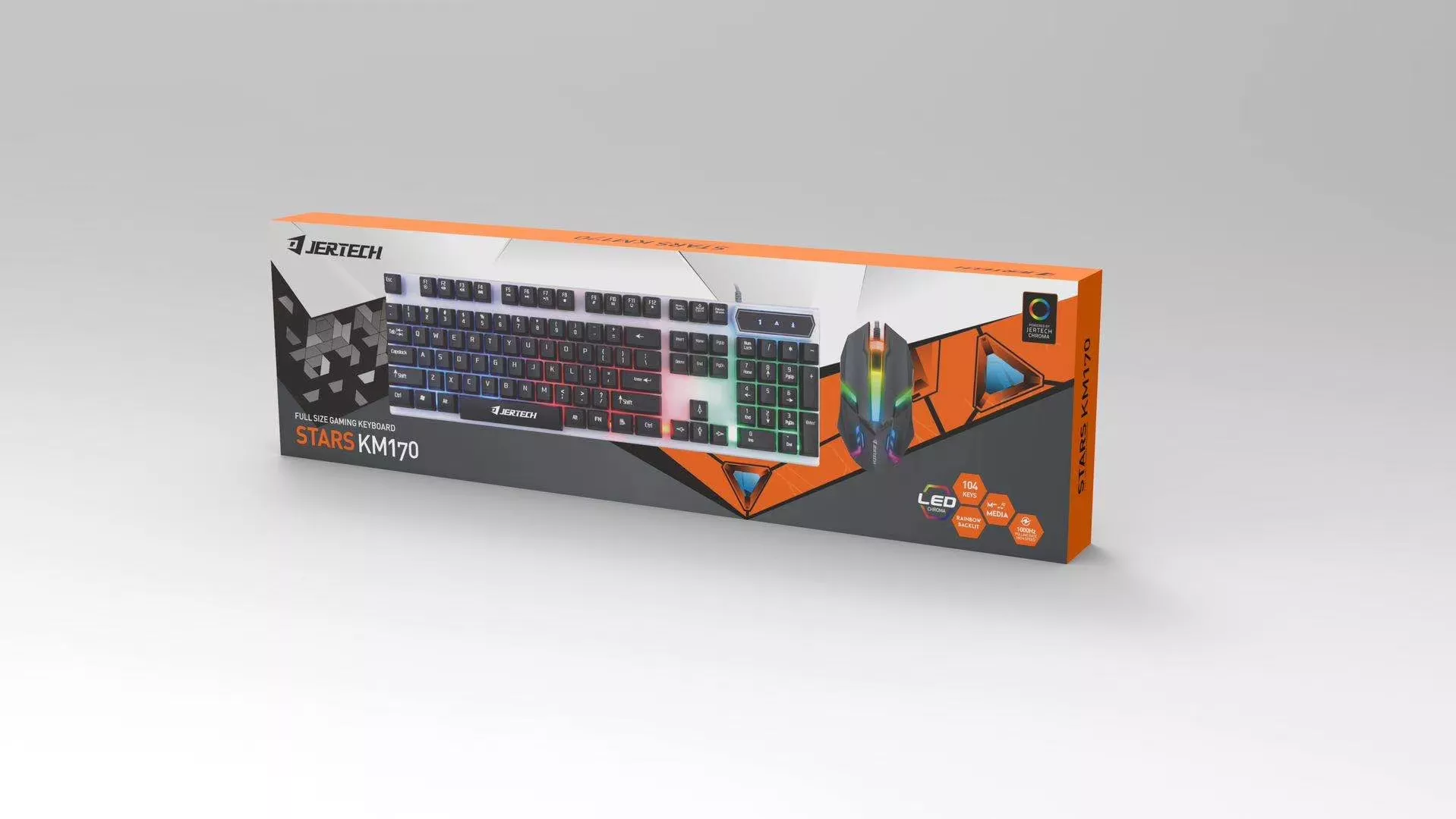 AJ Gaming keyboard combo gaming mouse JERTECH stars km170 review and price