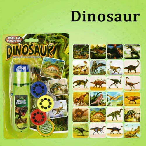 Enlightenment Projector Light Dinosaur Projector Children Learning Toys Mini Luminous Projection Lamp Animal Luminous Projection Flashlight Toys