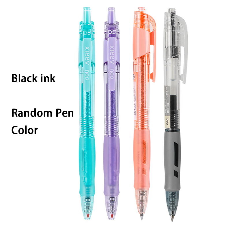Deli 12 colors Ballpen gel pen 0.5mm bullet head 1pc SA500