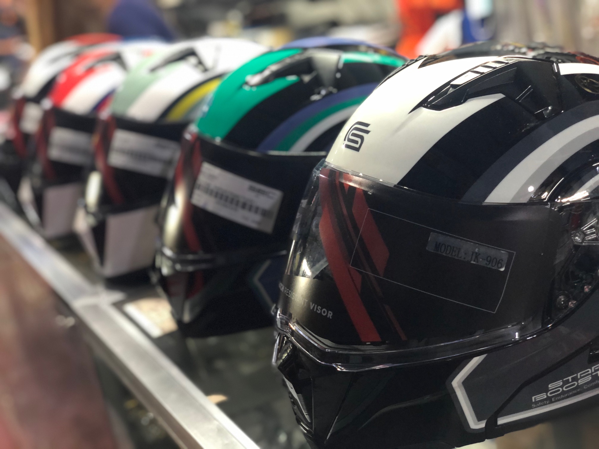 SEC full face modular helmets dual visor review and price