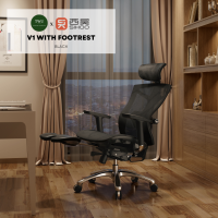 SIHOO V1 with Built-In Footrest Ergonomic Office Computer Gaming Chair with 2 Year Warranty | Office Furniture | Sihoo Official