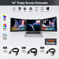 KAMPEON 15.6 inches Portable Monitor Touchscreen for Laptop Extension 1080P FHD 103% sRGB IPS Portable Screen Monitor