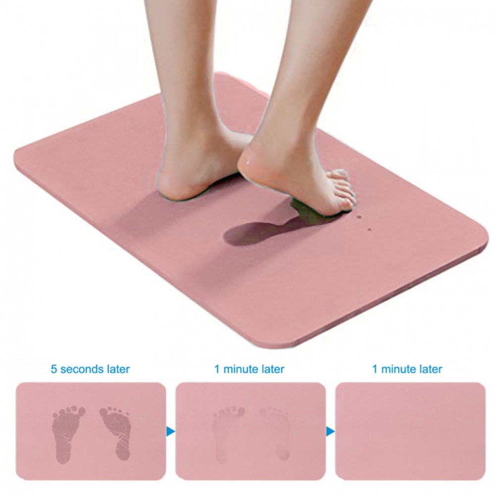 Magic Diatomaceous Earth Bath Mat Pink review and price