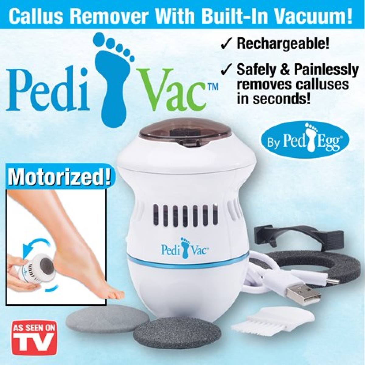 Rechargeable Callus Vacuum