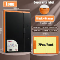 Long Clipboard Foldable Writing Pad Fit A5/A4 Yellow Pad Purple Clip Board Folding Board File Folder Organizer