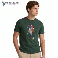 U.S. Polo Assn. Mens Roundneck Graphic Tee Classic Fit T-Shirt U310DN02