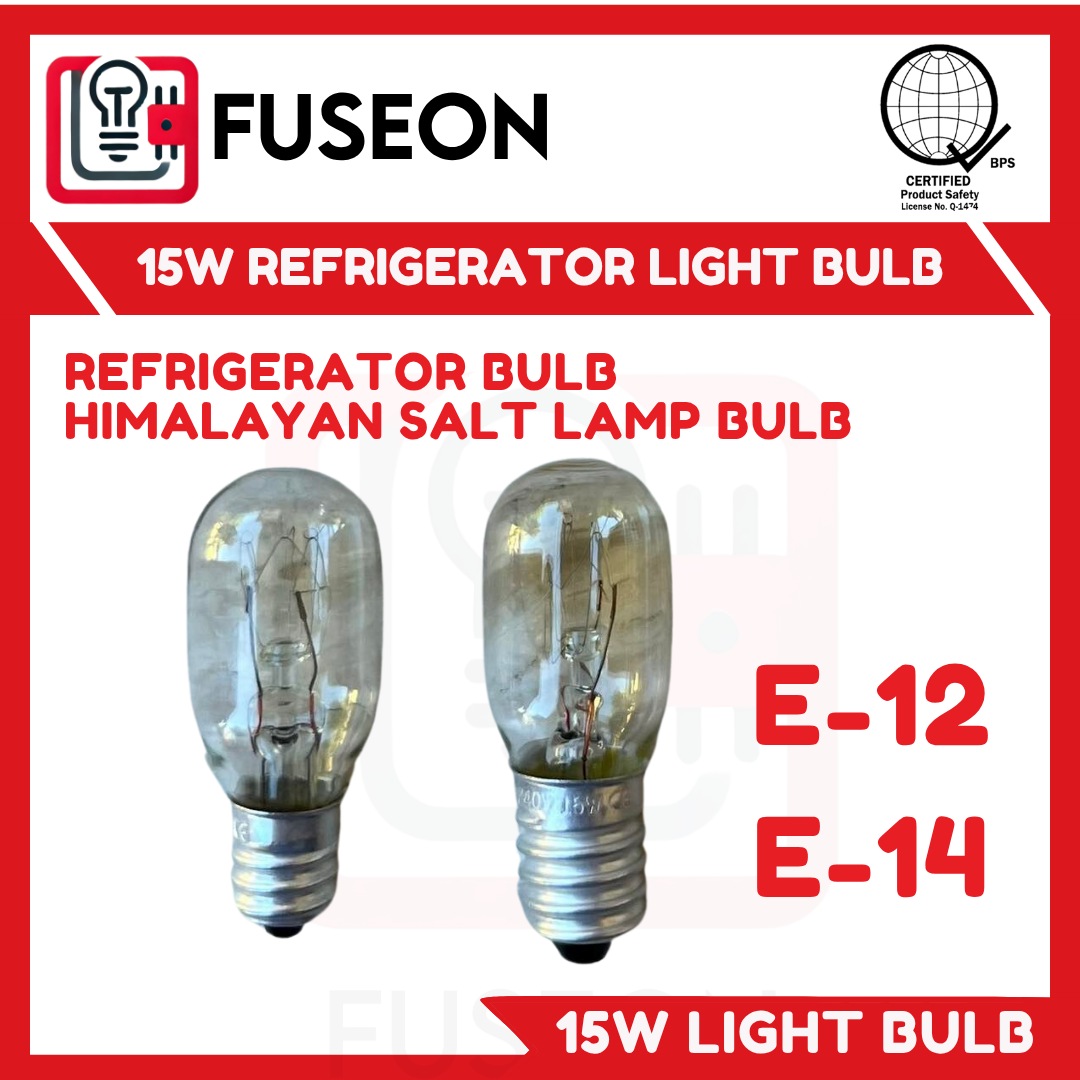 E12 E14 Refrigerator Light Bulb Himalayan Salt Lamp Light Bulb 15W E-12 E-14