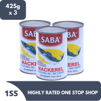 Saba Premium Mackerel in Natural Oil 425g x 3