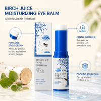 [cod] Birch Juice Eye Balm Stick 10g - Cooling Moisturizing Essence Stick for Anti-Puffiness Firming & Anti-Wrinkle Under Eye Care