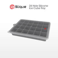 Slique Ice Cube Maker Tray with Lid 12 & 24 Ice Cube Holes