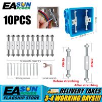 10pcs 86 Type Hand Tool Switch Socket Cassette Screws Support Rod Wall Mount Switch Box Repair Kit Corrossion and Rust Resistant Durable