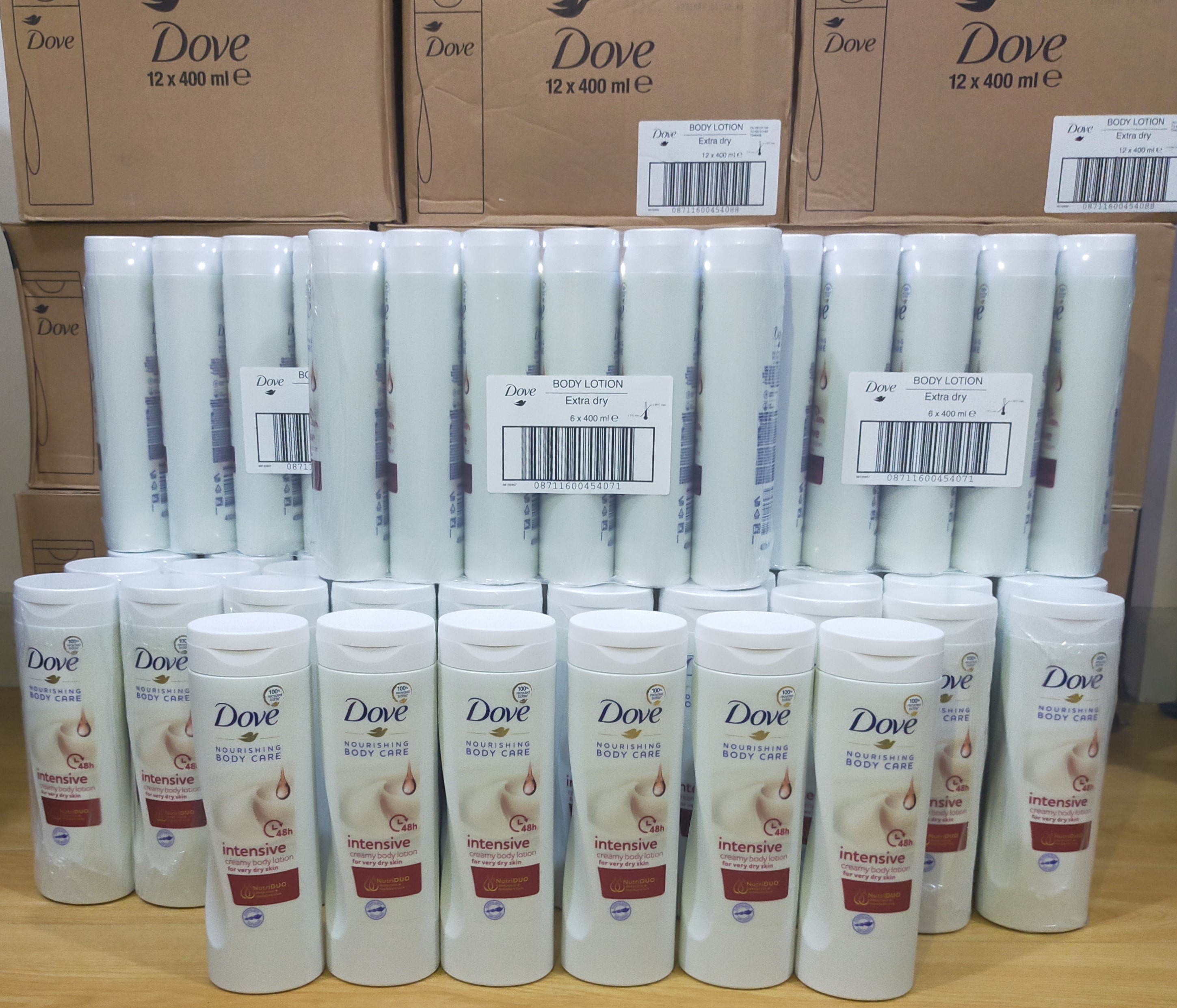 DOVE 10x Intensive Nourishing Body Care Lotion Extra Dry Skin Deep Care