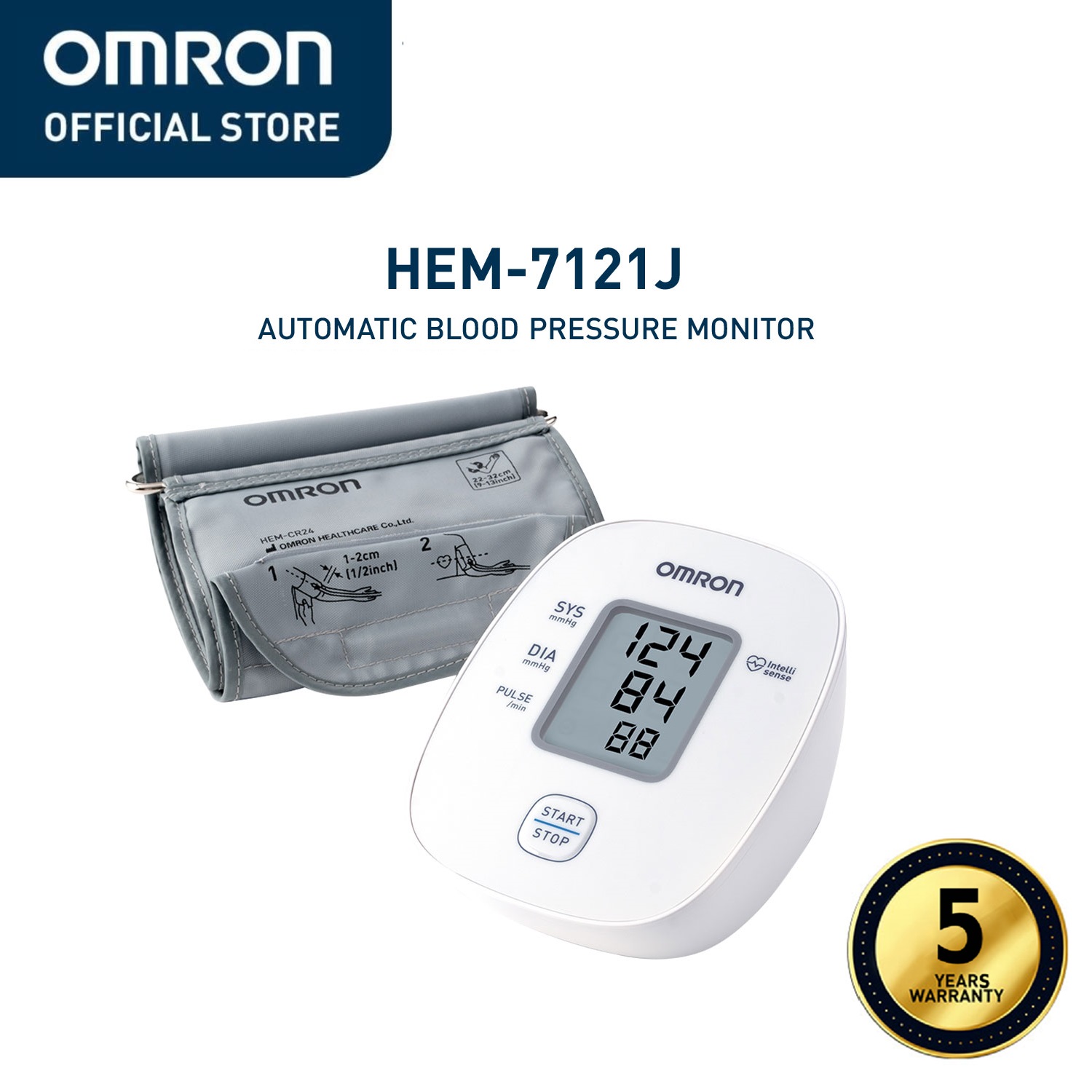 Omron Blood Pressure Monitor Omron Hem 7121 J Omron HEM-7121J