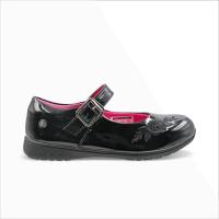 Hasbro My Little Pony Black School Shoes with Memory Foam for Kids Girls Willabelle
