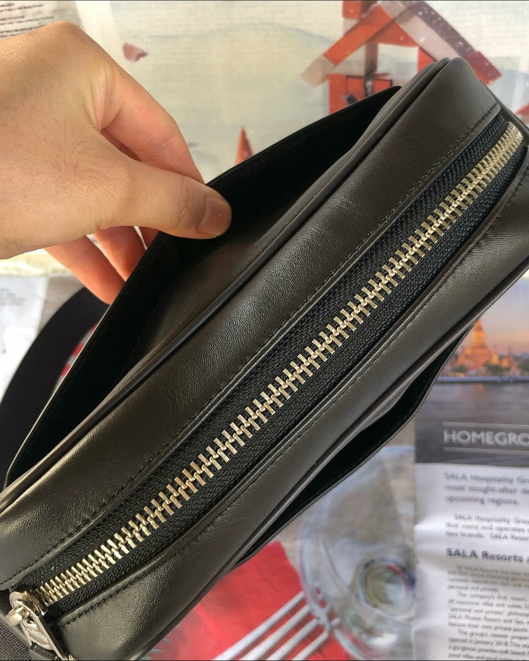 F54788 Coach Mens Crossbody Bag Charles Flight Bag in Signature Coated