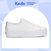 Womens Triple Up Leather Iridescent Binding White/Iridescent (WH68928-C0TRIPUP61120)