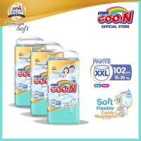 GOO.N Premium Soft Mommy Kiss Diaper Pants 34s (XX-Large) Pack of 3 (96 pads)