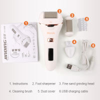 Binnis Electric Callus Remover Callus Remover Electric Foot Callus Remover Foot Grinder Rechargeable Callus Foot Removal Machine with LED Light and 2 Roller Heads Callus Remover Electric Foot Scrub Callus Remover for Heels dry and cracked