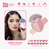 Chu Chu Beauty Heart Blush Duo In Chiffon Dream