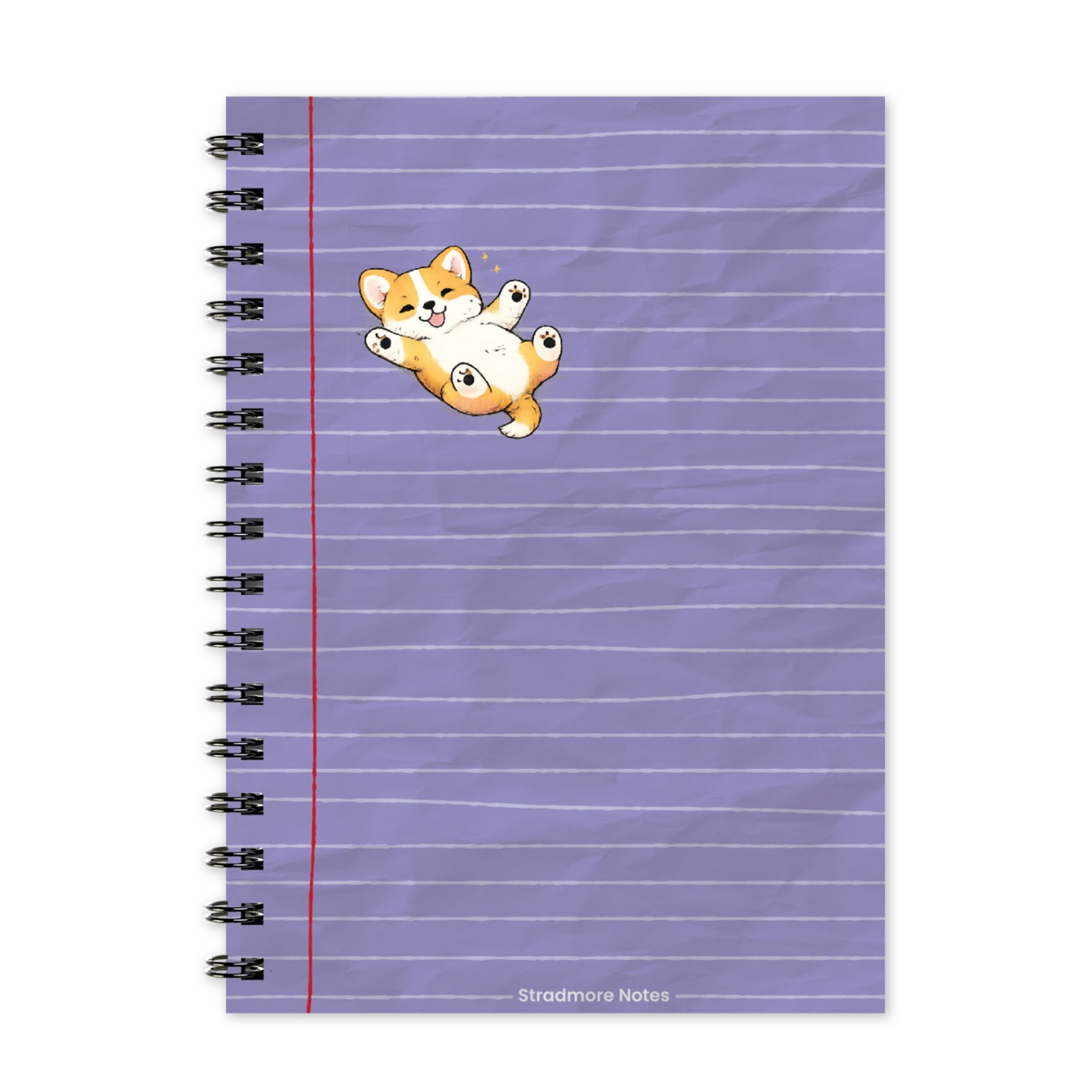 Stradmore Spiral Notebook Lines Quality Notebook with Double Loop Wire and plastic cover