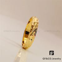 GF&Co. 24K Bangkok Gold Plated Fashion for unisex Wedding Ring F-414r