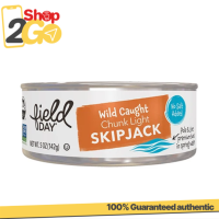 Field Day Wild Caught Chunk Light Skipjack Tuna No Salt Added 142g – No Salt Added Pole & Line Caught