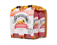 Bundaberg Pink Grapefruit Sparkling Drink 4x375mL