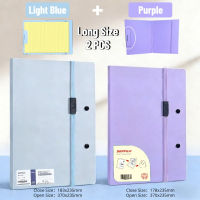 Long/A4 Size To A5 Foldable Folder Portable Folding Clipboard Contract Test Paper Folder File Paper Organizer