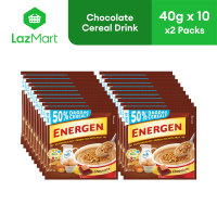 Energen Chocolate 40g x 10 sachet Hanger - Pack of 2
