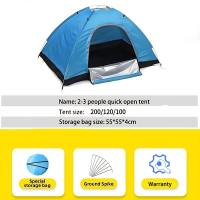 Tents for Camping Waterproof 2/3/4 Persons Outdoor Heavy uty Portable Foldable Family Tent Camping Tools and Equipment Beach Fishing Picnic Tent Large Space
