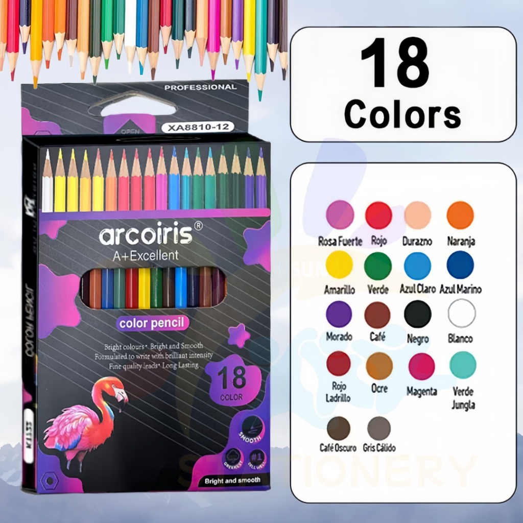 12/18/24/36Pcs Color Pencil Set Art Drawing Colored Pencil Student Painting School Supplies