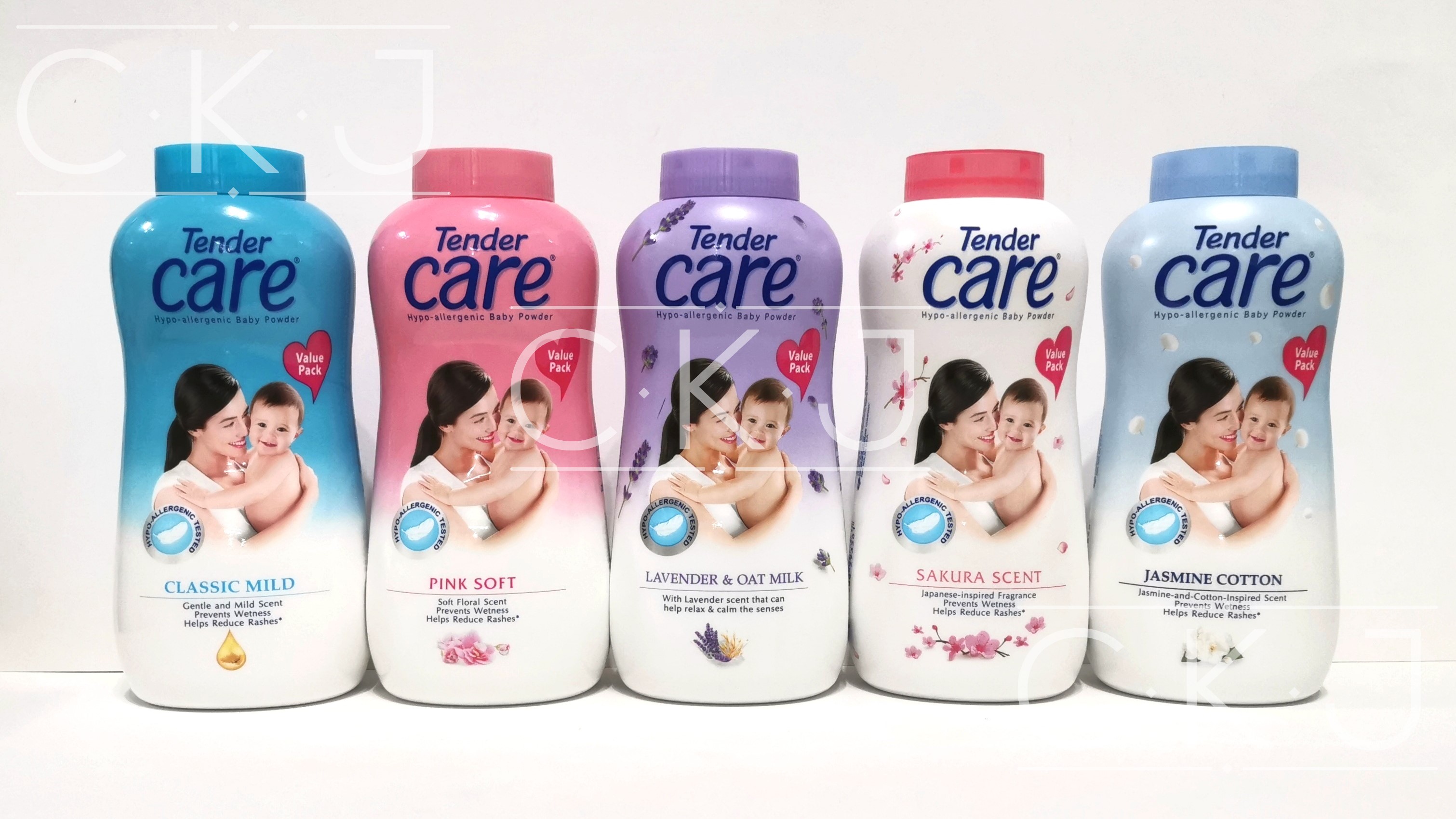 Tender Care Hypoallergenic Baby Powder 200g