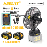 KEELAT 5/6/8/10 Lithium Battery Fan Tagahanga Rechargeable Mini/Hand-Held Fan Portable Camping Fan