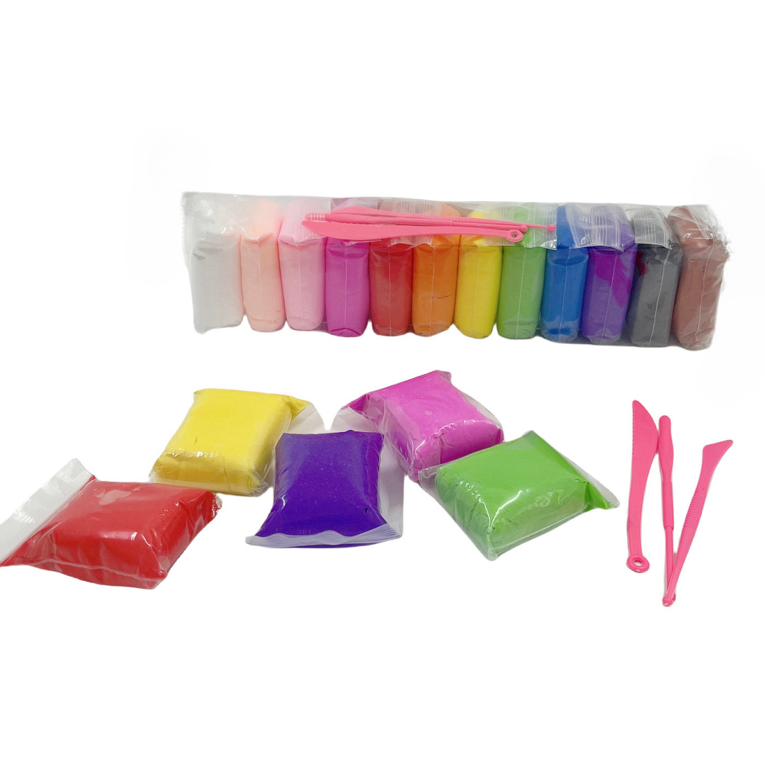 36 Color Air Dry Clay with Tools Kids Toys DIY 24 Color Lightweight Clay Children 12 Color Clay