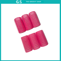 Joy Fashion Medium Size Velcro Hair Rollers 6 in a Pack