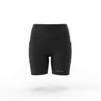 [Hottie Diary] High-Waisted Seamless Yoga Shorts with Logo for Women - Shaping Breathable Comfortable Activewear for Yoga Fitness Running Training & Everyday Casual Wear Bottom Bottom