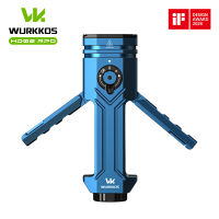 Wurkkos HD02PRO Foldable Flashlight3200lm Spotlight/UV Light/Wing Light/Red(660nm)&Green Laser Rotatable 180° Color temperature adjustment 21700 battery rechargeable