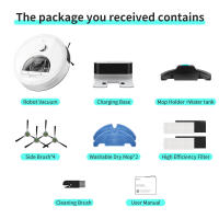 Lefant M330 Pro Robot Vacuum Cleaner For Home Mop For Floor 6000pa Long Battery Life For Pet Hair