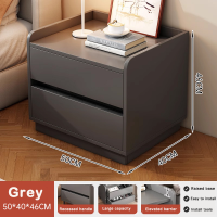 THEOMNIDESK Minimalist Bedside Cabinet Modern Solid Wood Drawer Locker Bedroom Hotel Storage Nightstand