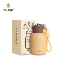 CIVAGO（10oz/300ml）Mini Vacuum Flask Stainless Steel Cute Portable Pocket Water Bottle for Women Stylish