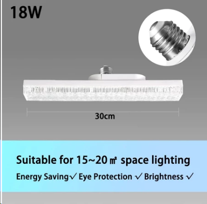 E27 LED Bulb Long Crystal Light Flat Upgraded Universal Iighting Energy Saving Bright