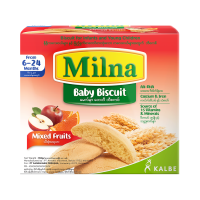 Milna Baby Biscuit - Mixed Fruit - 130g - Baby Snack