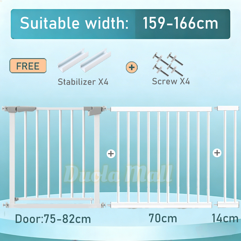 Fence for Dog Safety Gate Sturdy Adjustable Security Fence Baby Safety Door