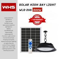 WHS 1 Year Warranty 100W 200W 300W 400W 500W Solar High Bay Light Remote Control WLS-208