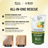 Hairfix KeraGold High Amplify Treatment - Rosemary & Horse Oil l Frizz Control Treatment - Olive & Macadamia l Repair Damage Treatment - Avocado & Biotin