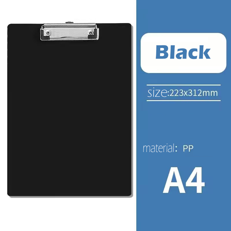 A4 Clip Board Hard Board Clipboard File Paper Folder Writing Pad Office School Supplies A4