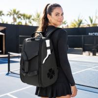 MULEX CLOVER Pickleball Backpack Pickle Ball Paddle Bag  Tennis Racket Backpack Multifunctional Badminton Backpack Shoe Compartment Waterproof free Sports Water Bottle or Gym Towel