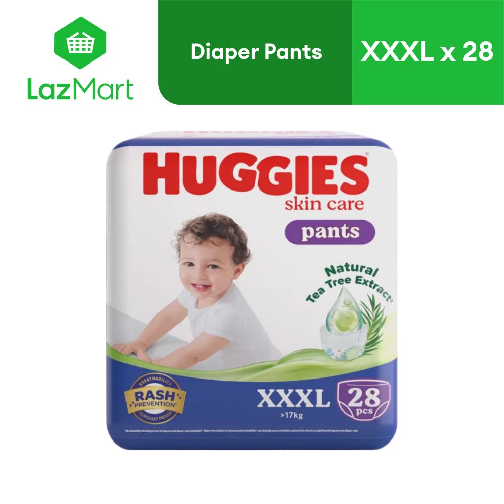 Huggies Skin Care Pants XXXL - 28 pcs