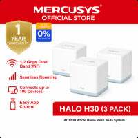 Mercusys Official | Halo H30 | AC1200 | Whole Home | Mesh | Wi-Fi | Plug & Play | WiFi | Router